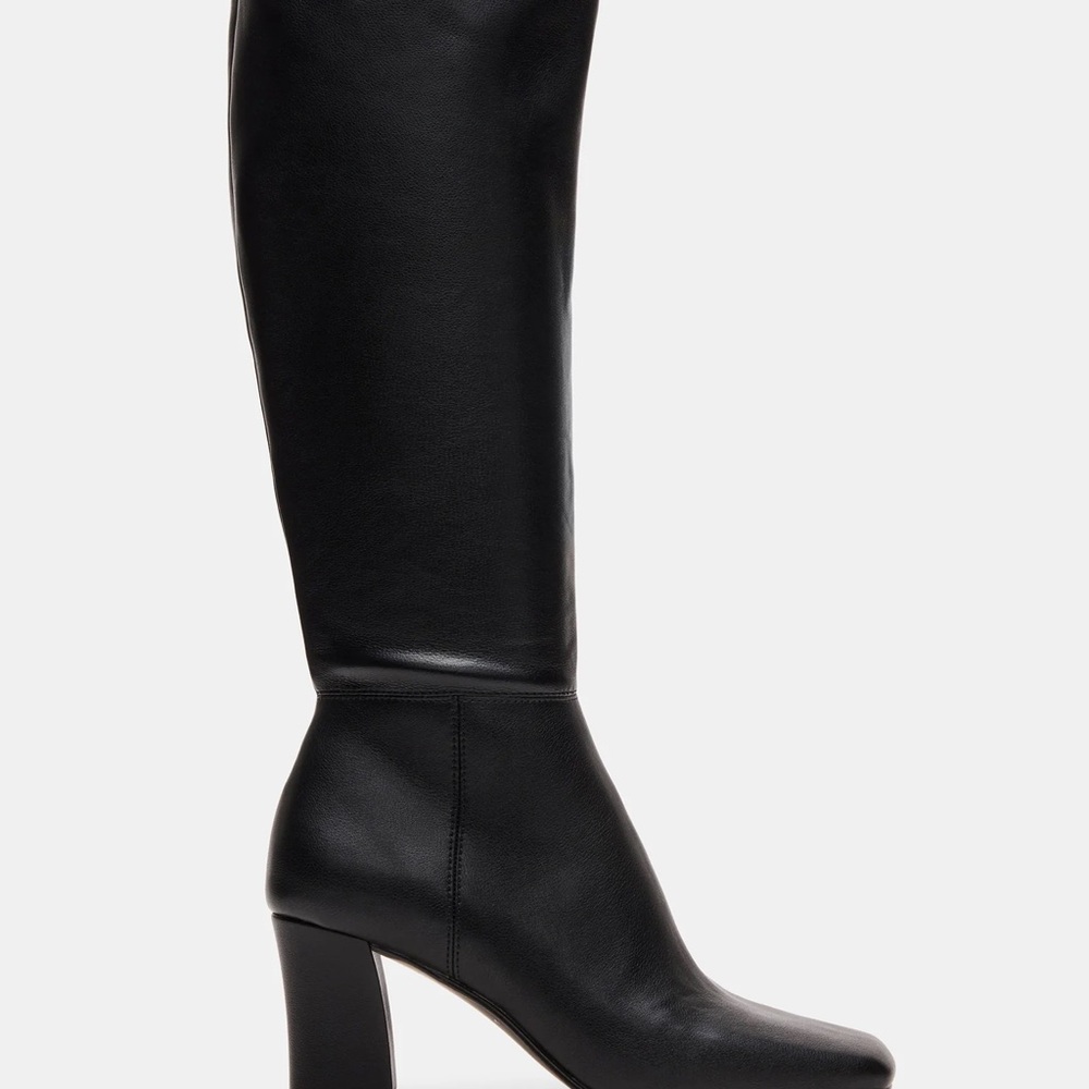 Steve Madden Elliot Black Heeled Boots